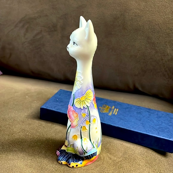 Cat - porcelain - Decors du Galion - made in France - Picture 3 of 10